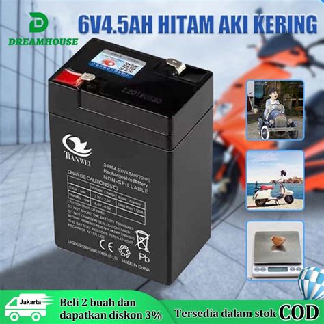 Jual Aki Kering 6v 4 5ah Aki Kering Genset 6v 20ah Aki Timbangan