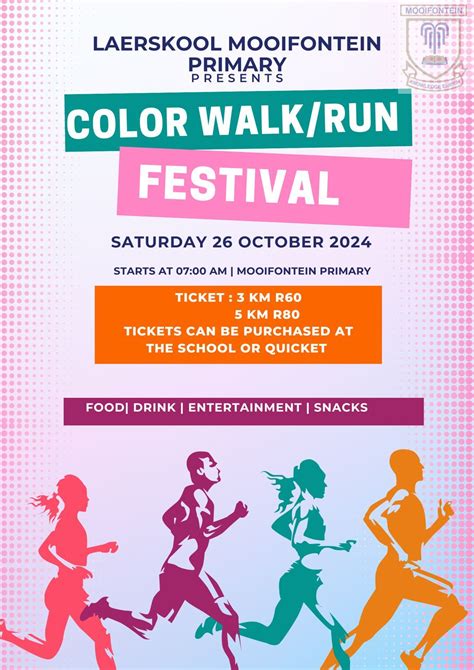 Laerskool Mooifontein Primary Colour Walkrun 12 Rooibekkie Street