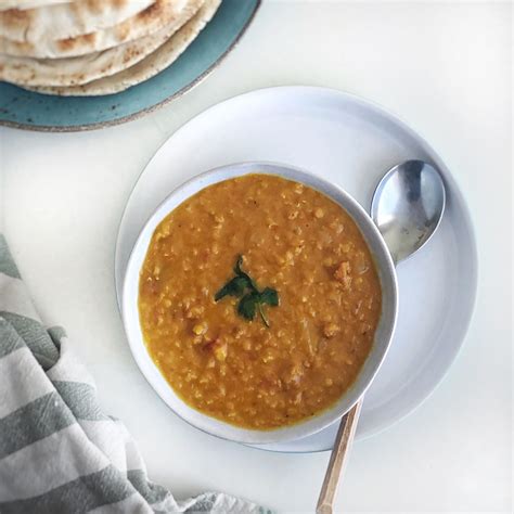 Dahl De Lentejas Rojas Red Lentil Dahl En 2020 Recetas Altas En