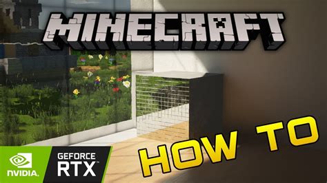 How To Get Ray Tracing In Minecraft Youtube