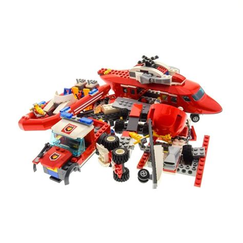 1 X Lego System Teile Set Modell Nr 7206 Town City Fire Helicopter Hubschrauber 7213 Off Road