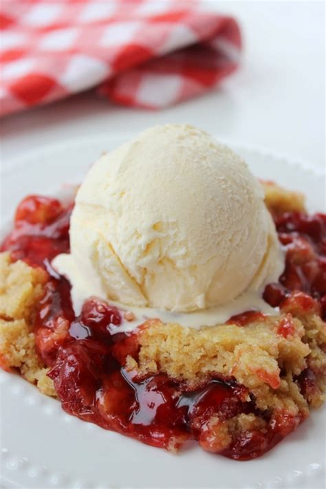 Slow Cooker Cherry Dump Cake Recipe Chefthisup