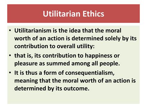 Ppt Utilitarian Ethics Powerpoint Presentation Id 358719