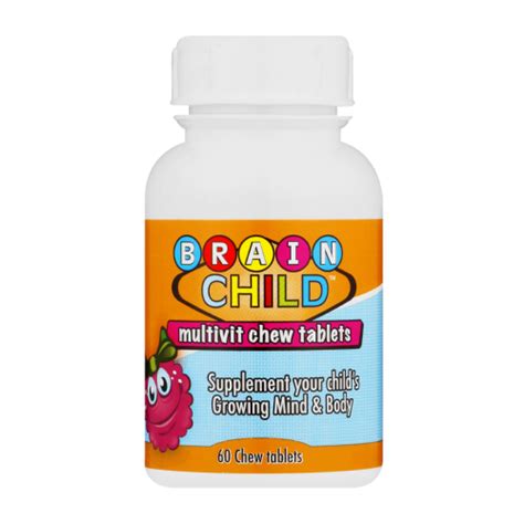 Brain Child Multivit 60 Chewable Tablets Clicks