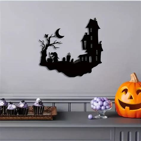 Halloween Indoor Outdoor Decorations Black Castle Halloween Decor