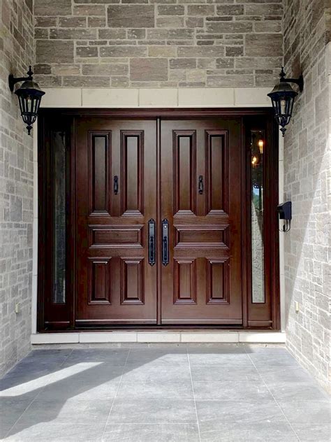 Exterior Double Doors Entry At Betty Brown Blog