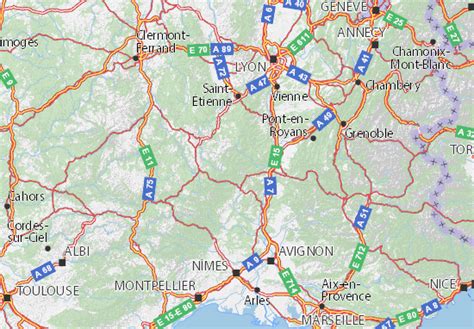 Carte Michelin Ardèche Plan Ardèche Viamichelin