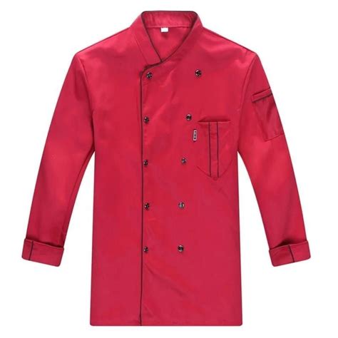 Jual Baju Koki Chef Jacket Kemeja Koki Seragam Chef Unisex Shopee