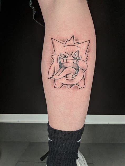 Gengar Tattoo Pokemon Tattoo Pirate Tattoo Egyptian Tattoo Tatau