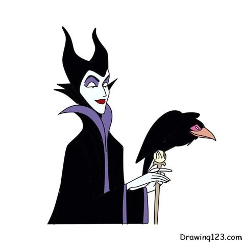 Maleficent Cartoon Drawing