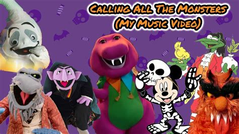 Calling All The Monsters My Music Video Halloween Special Youtube