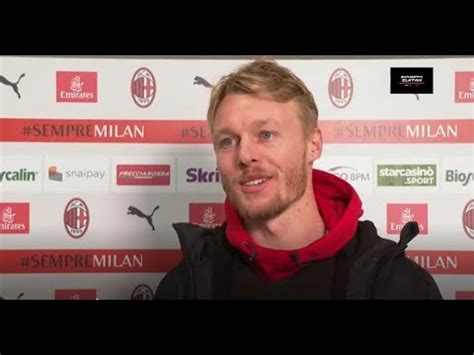 Milan Intervista Post Partita Milan Torino Kjaer E Pioli Youtube