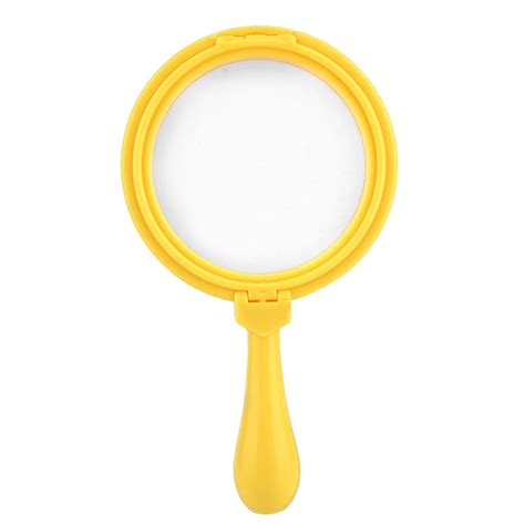 TOPINCN Handheld Magnifying Glass, Children Educational Magnifying Toy, Plastic Handheld Kids 3X ...