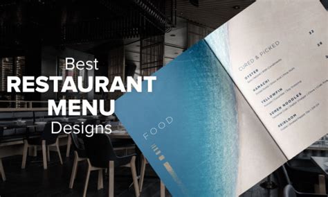 7 Best Restaurant Menu Designs 2023 Designrush