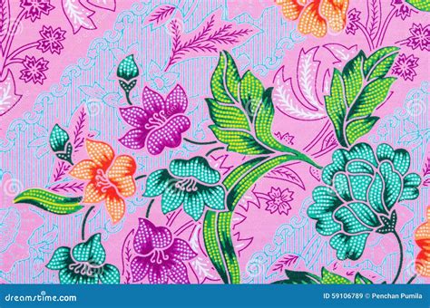 The Beautiful of Art Batik Pattern Stock Image - Image of craft, background: 59106789