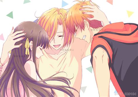 Honda Tohru Souma Kyou And Honda Kyouko Fruits Basket Drawn By