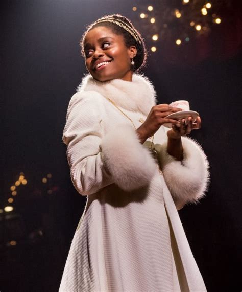 Denée Benton as Natasha in Natasha, Pierre and the Great Comet of 1812 at the Imperial Theatre ...