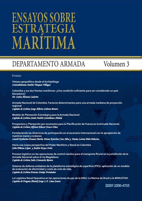 Ensayos Sobre Estrategia Marítima Volumen 3 By Ediciones Escuela Superior De Guerra General