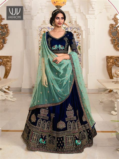 Wondrous Blue Color Fancy Fabric Lehenga Choli Royal Blue Lehenga