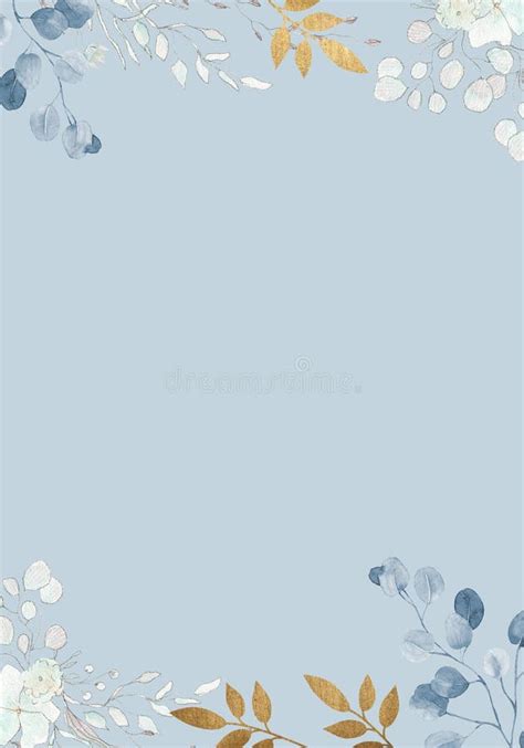 Feuilles D Aquarelle P Le Sur Fond Blanc Banni Re Design Botanique