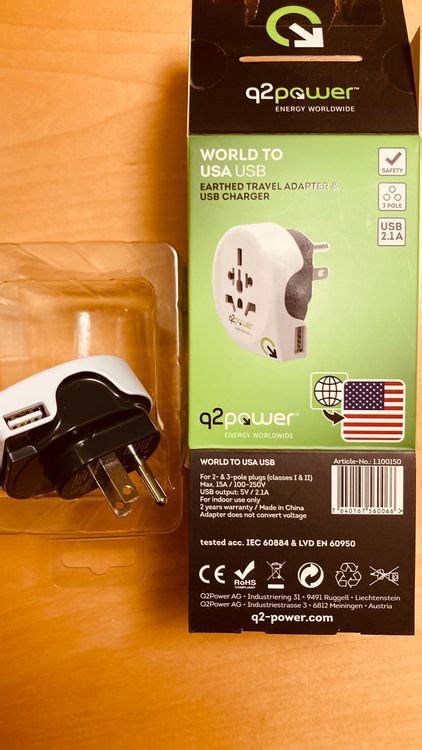 Stromstecker Adapter für USA und div Länder Kaufen auf Ricardo