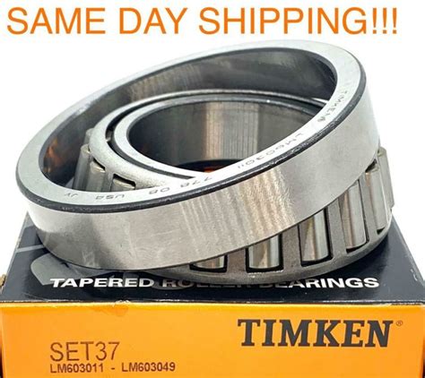 Set 37 LM603049 LM603011 Timken Set37 Cup Cone Rodavictoria USA