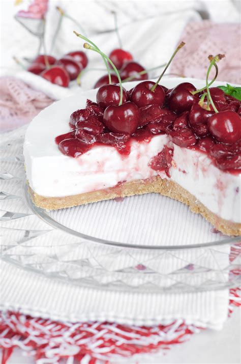 Ricetta Cheesecake Senza Cottura Alle Ciliegie Zucchero E Dolci Magie