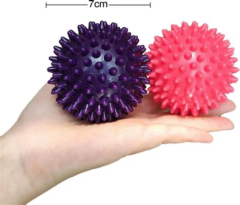 Poray Yoga Muscles Recovery Spikey Pvc Massage Ball For Hand And Foot