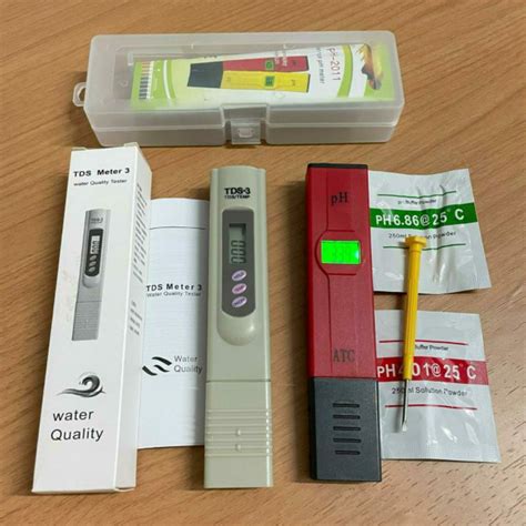 Jual Paket Alat Ukur Ph Meter Dan Tds Digital Akuarium Backlight Atc