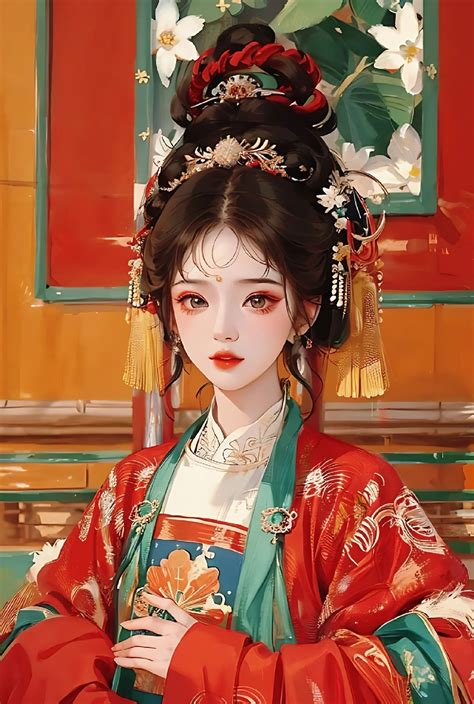 Chinese Empress Ancient Chinese Ancient Art Chinese Drawings Chinese Art Yuri Anime China