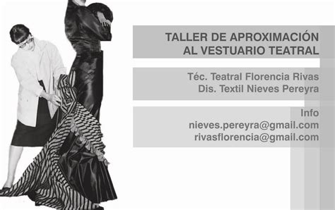 Dramaturgia Del Vestido Taller De Vestuario Teatral