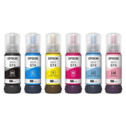 Kit Garrafas De Tinta Epson Original P Ecotank L L