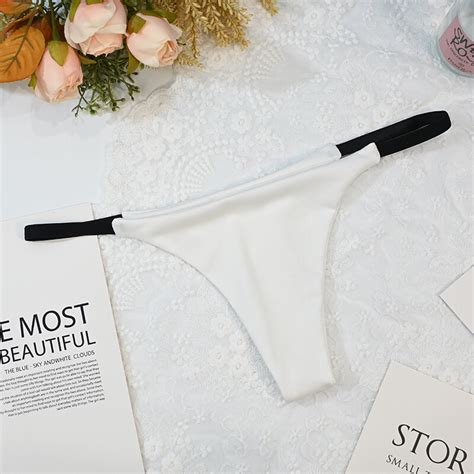 5 Packs Lot Sexy Womens G String Thongs Panties High Leg Briefs Bikini