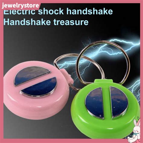 Jew Handshake Electric Shock Toy Mini Safe Battery Powered Random Color