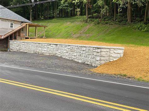 Parking Area Retaining Wall Applications Gallery Magnumstone®