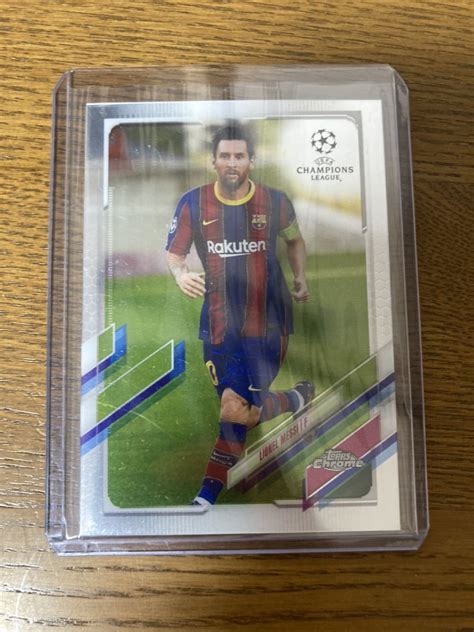 ヤフオク 2020 21 TOPPS CHROME UCL 1 LIONEL MESSI FC B