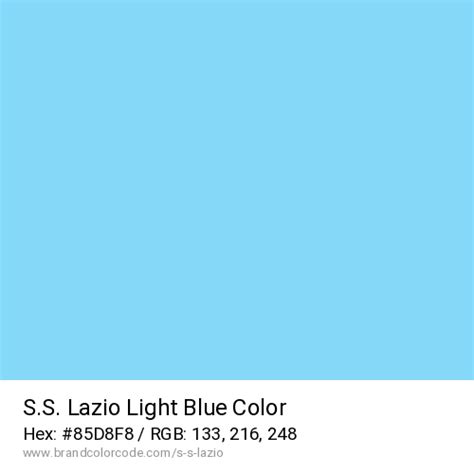 S.S. Lazio Brand Color Codes » BrandColorCode.com