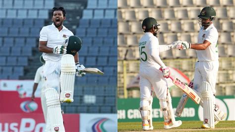 BAN Vs NZ 1st Test Najmul Hossain Shanto S Century Keeps Bangladesh