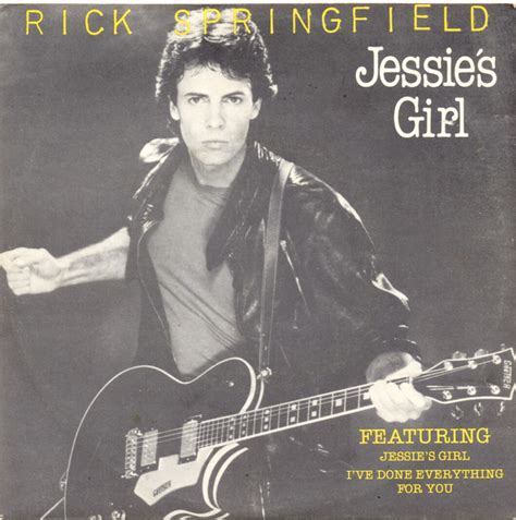 Rick Springfield - Jessie's Girl (1983, Vinyl) | Discogs