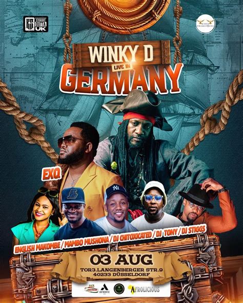 Winky-D Live In Germany | Club 31 CT, Cape Town, WC | August 3 to August 4