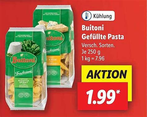 Buitoni Gef Llte Pasta Angebot Bei Lidl Prospekte De