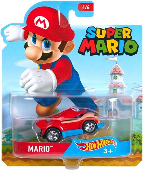 Hot Wheels Character Cars Nintendo Super Mario Mario The