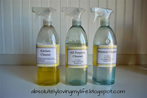 Loving Life Diy Spray Bottle Labels For Homemade Cleaners