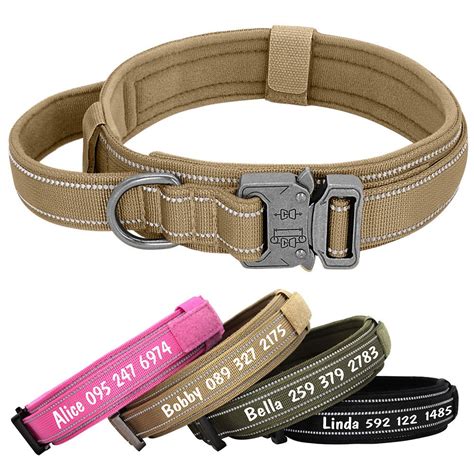 Custom Nylon Dog Collar Military Tactical Dog Collar Duarable