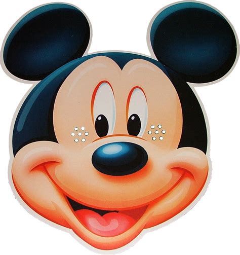 Mickey Mouse Face - Cliparts.co