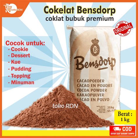 Jual Coklat Bubuk Bensdorp Kg Cokelat Cocoa Powder Original Bensdorp