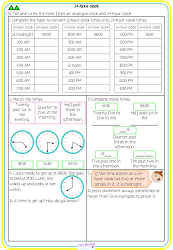 6 Time 24 Hour Clock Lesson Pack Y3 Teaching Resources