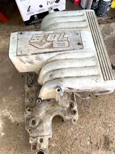 87 93 95 Ford Mustang Gt40 Upper And Lower Intake Manifold Gt 40 Foxbody Cobra V8 Ebay