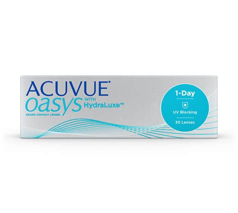 Acuvue Oasys 1 Day With Hydraluxe Lentilles De Contact Journalières Vision Direct