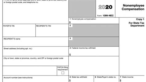 IRS Takes Non Employee Compensation Out Of 1099 MISC New Form 1099 NEC